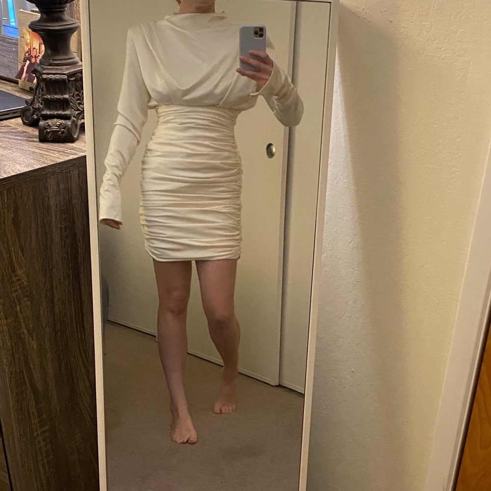 House of CB white dress